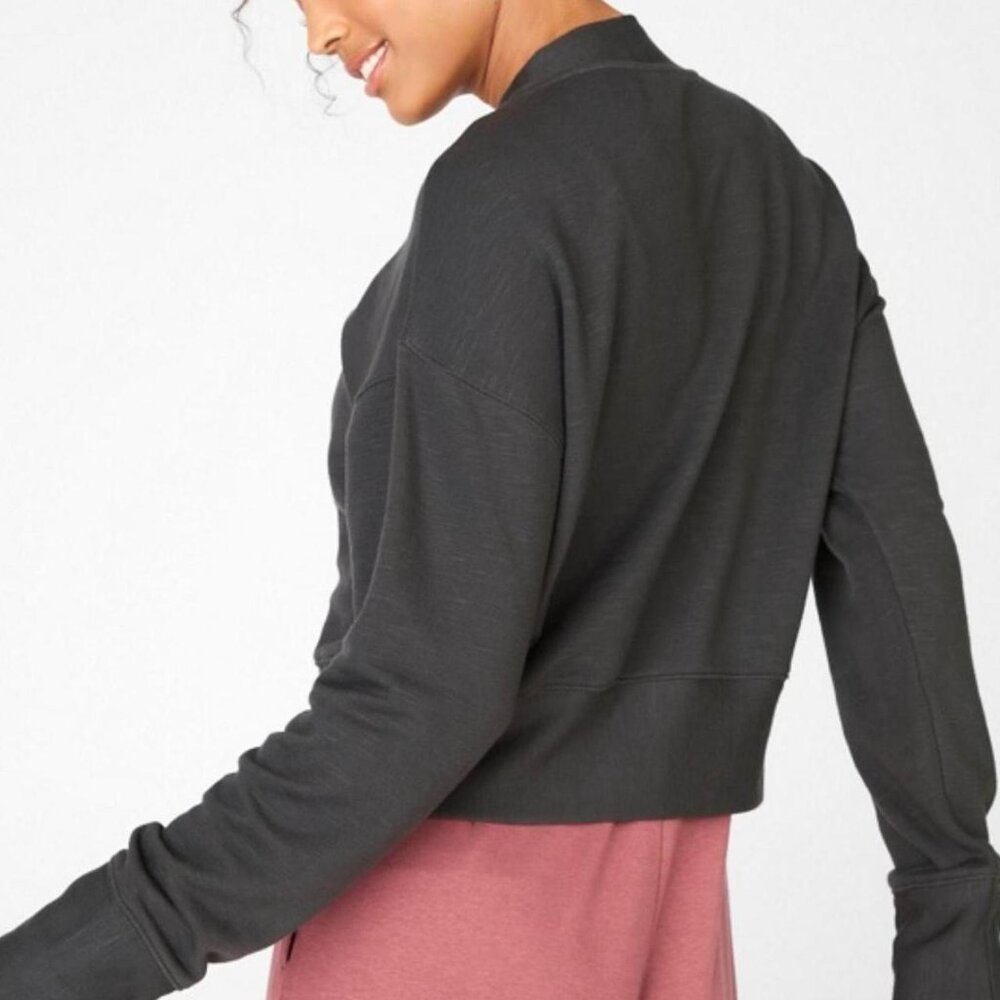 Fabletics Mock Neck Pullover Made In Vietnam - image 2